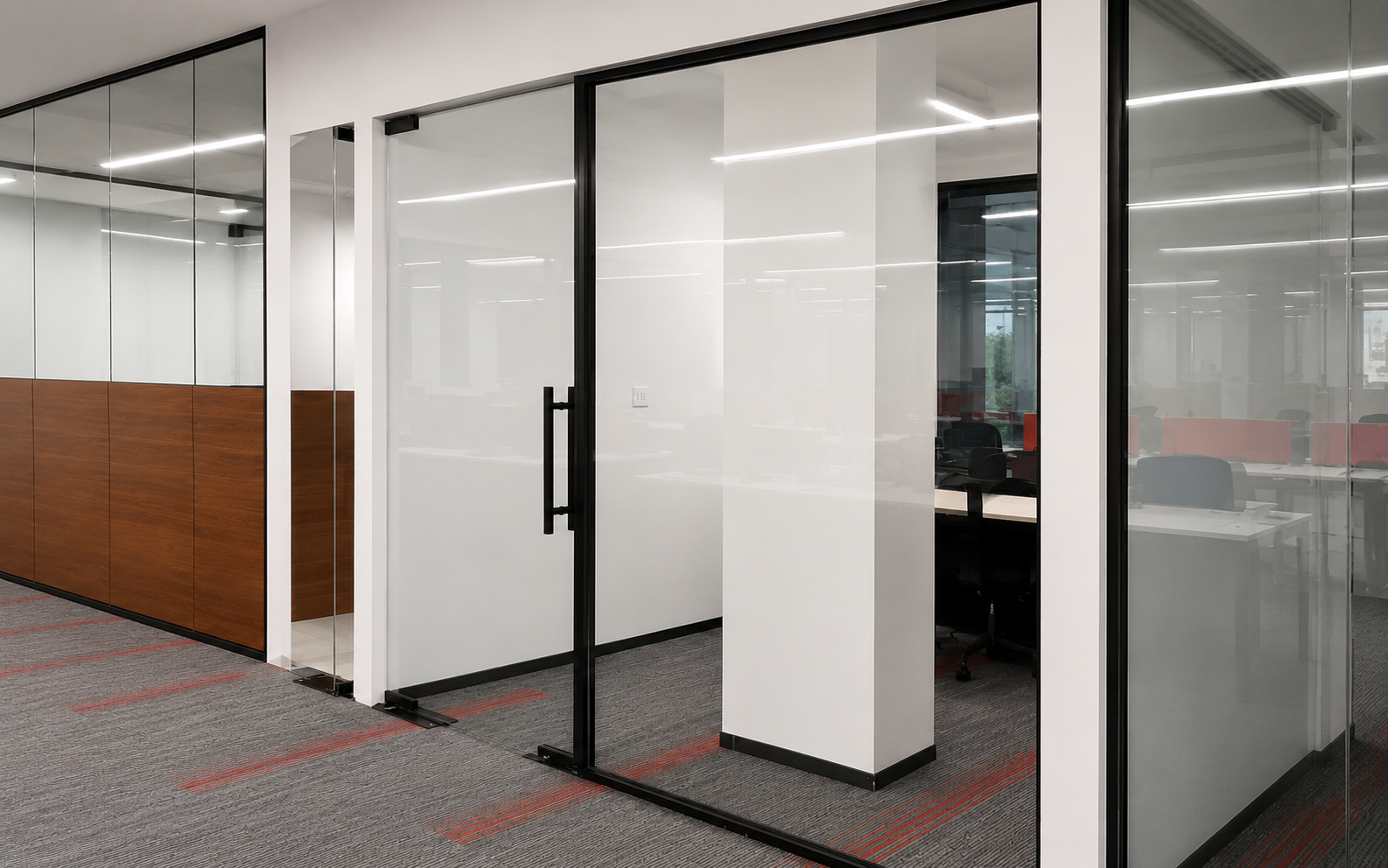 Doorway Solution Mesh and Glass