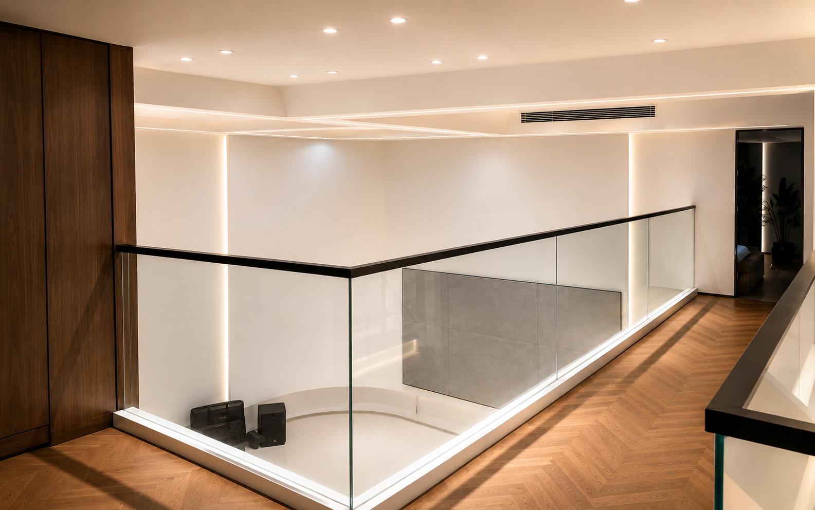 Aluminium and Glass Railings