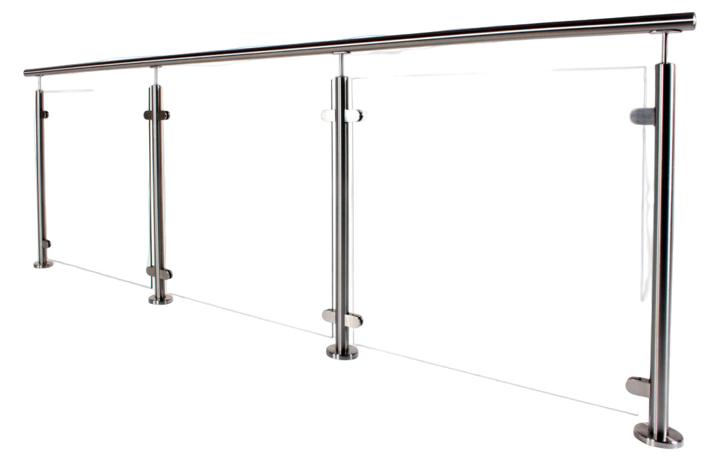 Aluminium and Glass Railings